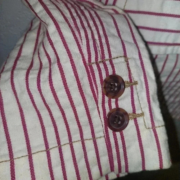 WOMEN'S CABI BRAND CANDY STRIPED 2 Button Front BLAZER JACKET 16 - Picture 5 of 12